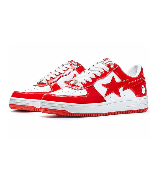 TS BAPESTA RED AND WHITE